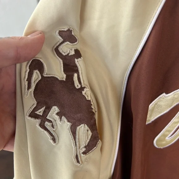 Wyoming Cowboys Windbreaker Pullover XXL - Picture 3 of 5